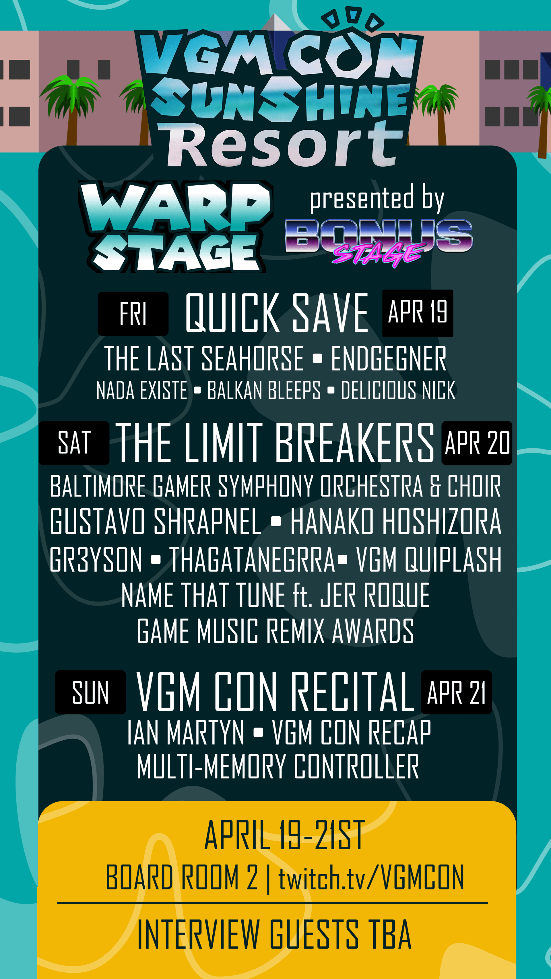 VGMCon 2024 Flyer